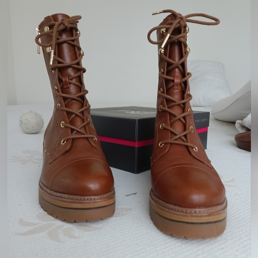 Michael Kors combat mid boots